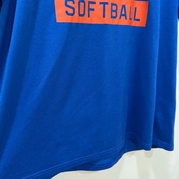 Royal Blue Florida Gators Softball Performance T-Shirt Nike Dri-fit Men's XL - Picture 5 of 12